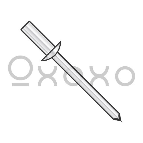 1/8X.06-.12  Closed End Aluminum Rivet Aluminum Mandrel