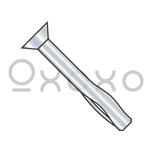 3/16X1 1/2  Flat Head Split Drive Anchor Zinc