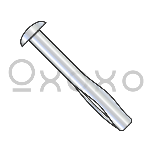 3/16X1 1/2  Round Head Split Drive Anchor Zinc