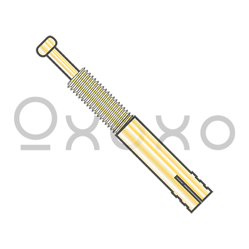 1/4X1 3/4  Expansion Pin Anchor Zinc Yellow