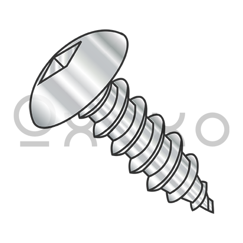 8-15X1/2  Square Truss Self Tapping Screw Type A Fully Threaded 18-8 Stainless Steel