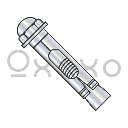 1/4X5/8  Acorn Head Sleeve Anchor Zinc