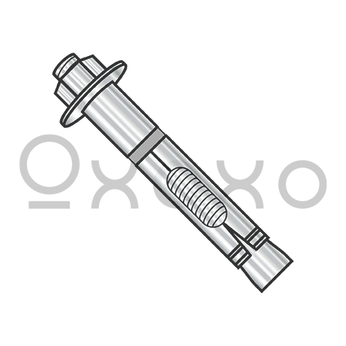 3/8X1 7/8  Hex nut Sleeve Anchor 18 8 Stainless Steel