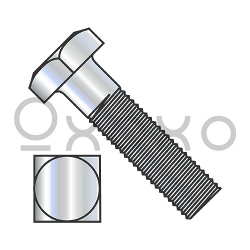 5/16-18X1 1/4  Square Head Battery Bolt Zinc