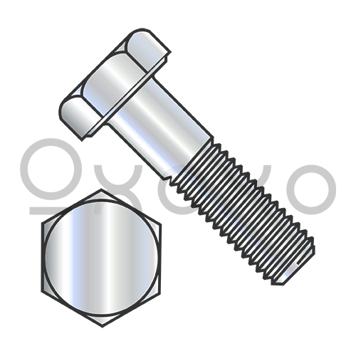 1-8X6 1/2  Hex Cap Screw Grade 2 Zinc