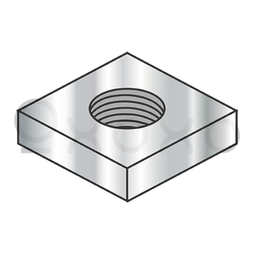 M4-0.7  Metric Din 562 Thin Square Nut A2 Stainless Steel