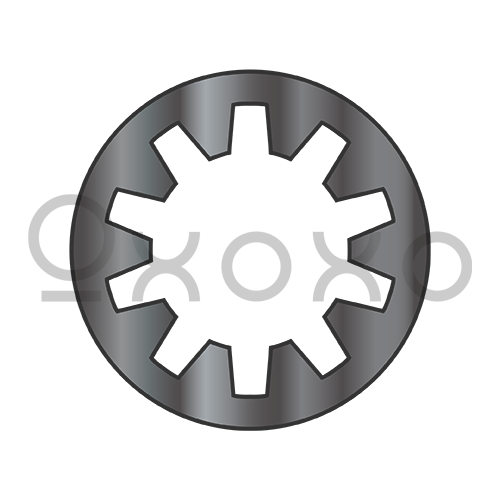 M10  Din 6797J Metric Internal Tooth Lock Washer Black Oxide and Oil