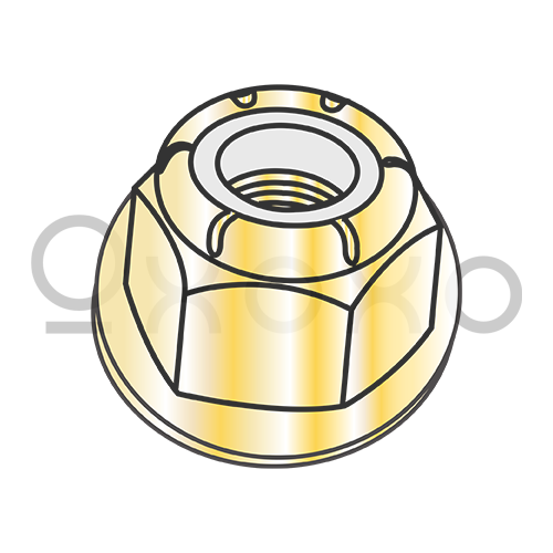 M10-1.5  Din6926/ISO7043 Metric class 8 Prevail Torq Nylon Insert Hex Flange Lock Nut Z/Y