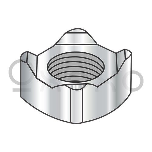 M5-0.8  Din 928 Metric Square Weld Nut A2 Stainless Steel