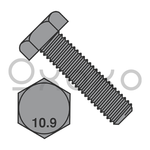 M10X20  Din 933 10.9 Metric Fully Threaded Cap Screw Plain