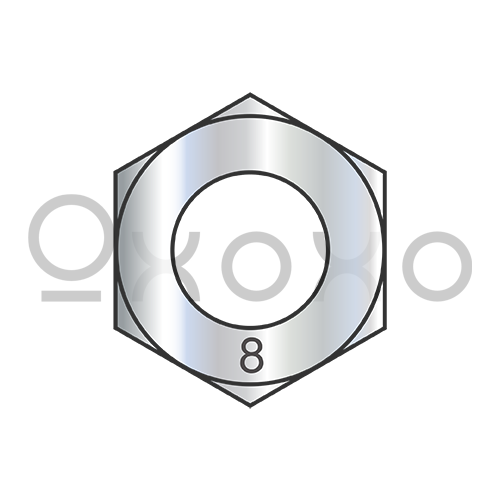 M10-1.50  Din 934 Metric Class 8 Hex Nuts Zinc