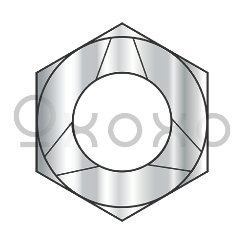 M5-0.8  Metric Prevailing Torque Type Hexagon Nut Based On  Din 934 A2 Stainless Steel