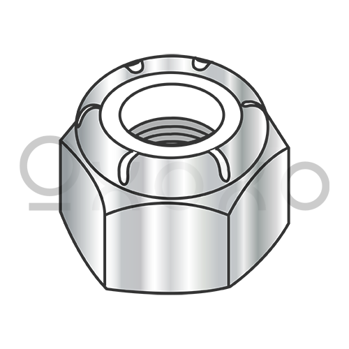 M10-1.50  Din 985 Metric Nylon Insert Hex Locknut 18 8 Stainless Steel