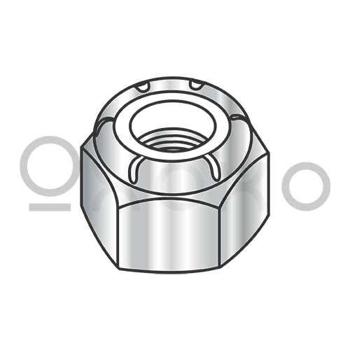 M10-1.50  Din 985 Metric Nylon Insert Hex Locknut A4 Stainless Steel