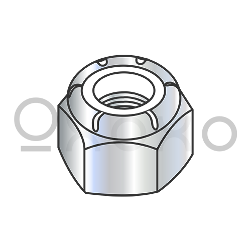 M10-1.50  Din 985 Metric Class 8 Nylon Insert Hex Locknut Zinc
