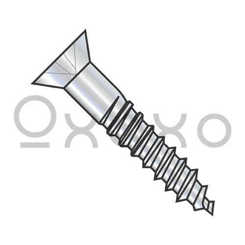 2-26X1/4  Phillips Flat Full Body 2/3 Thread Wood Screw Zinc