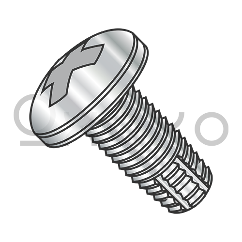 2-56X3/16  Phillips Pan Thread Cutting Screw Type F Fully Threaded 18-8 Stainless Steel