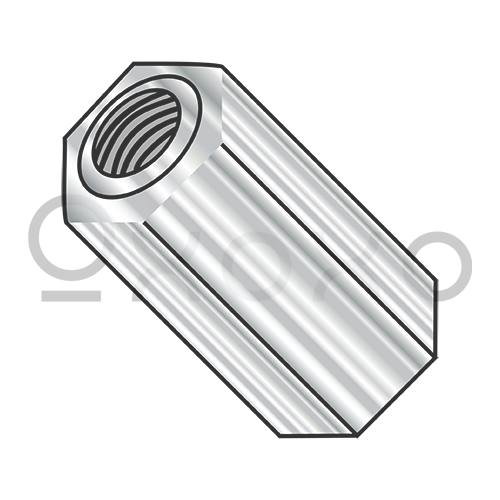6-32X1/4  Five Sixteenths Hex Female Standoff Stainless Steel
