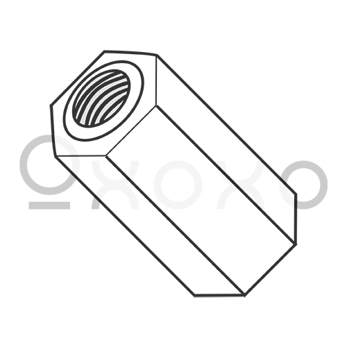 4-40X1/4  One Quarter Hex Female Standoff Nylon