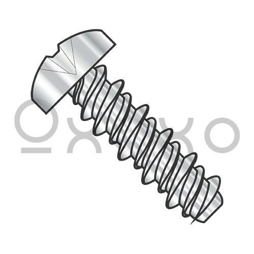 2-32X3/16  Phillips Pan High Low Screw Fully Threaded 18-8 Stainless Steel
