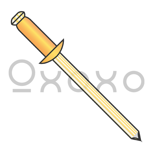 1/8X.06-.12  Copper Rivet With Brass Mandrel
