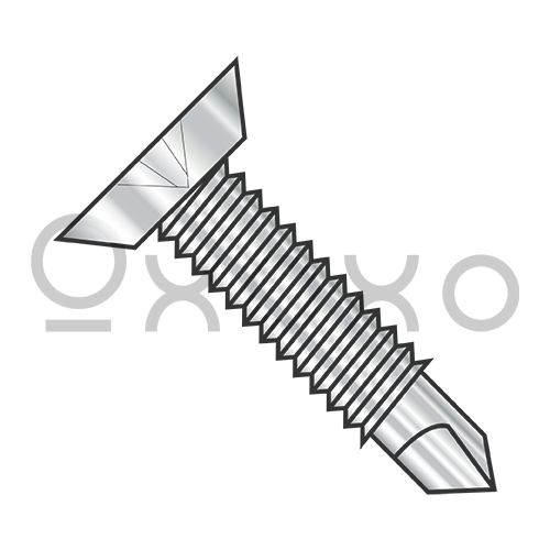 10-24X1  Phillips Flt U/C Full Thread Self Drill Scr Machine Sc Thread  410 Stainless