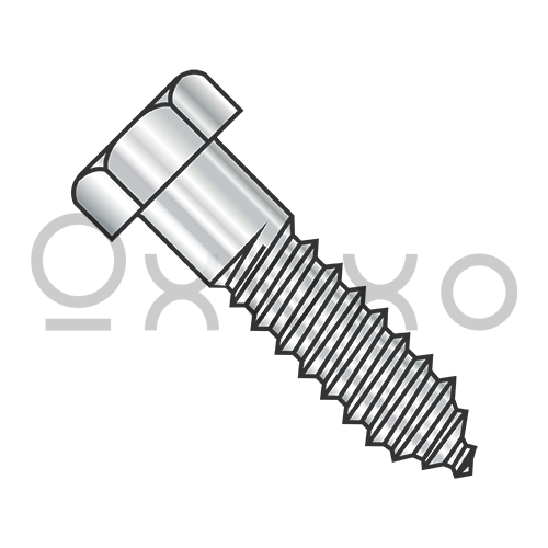 1/4X1 1/4  Hex Lag Screw 18-8 Stainless Steel