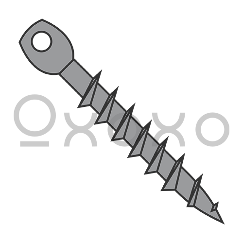 1/4X3  Acoustical Eye Lag Steel Plain