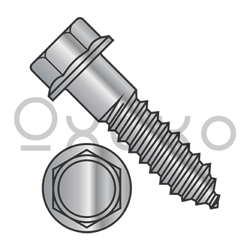 1/4X1  Indented Hex Flange Lag Screw Grade 2 Hot Dip Galvanized
