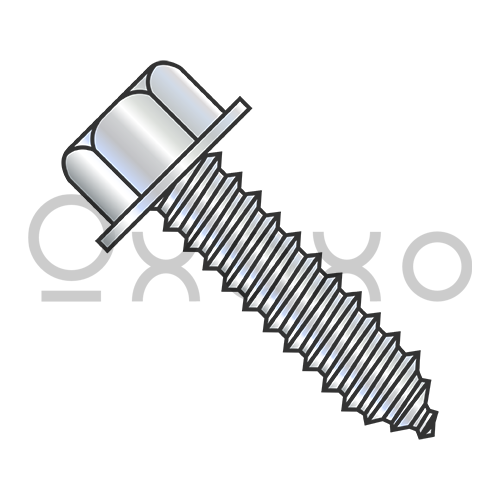 5/16-9X1 3/4  A/F.428-.437 Head Hgt .300-.312 Unslot Indent Hexwash Lag Screw Full Thread Zinc
