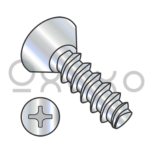 2-28X3/16  Phillips Flat Undercut Plastite Alternative 48-2 Fully Threaded Zinc Bake & Wax