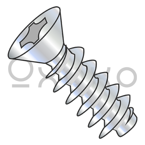 M1.6-0.67X4.5  Metric Phillips Flat Head PT Ejot Alternative 30 Degree Fully Threaded Zinc Bake