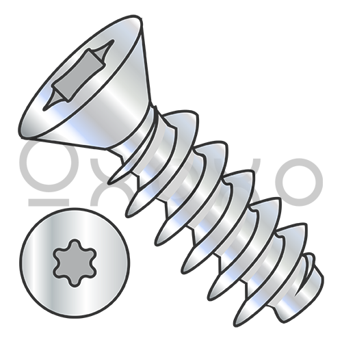 M1.6-0.67X4.5  Metric 6 Lobe Flat Head PT Alternative Fully Threaded Zinc & Bake