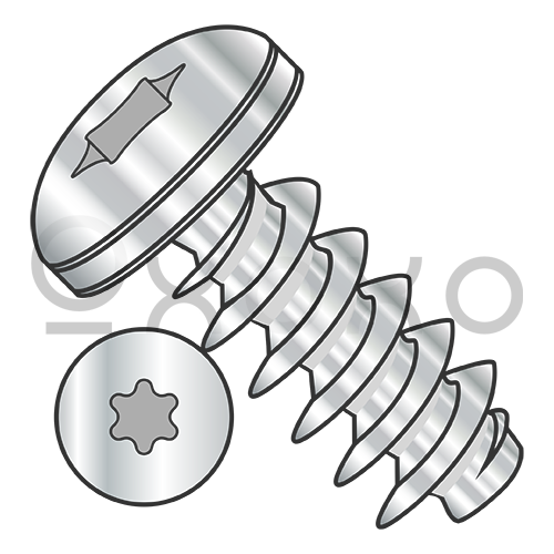 M2.2-0.98X4.5  Metric 6 Lobe Pan Head PT Alternative 30 Degree Full Threaded A2 Stainless Steel