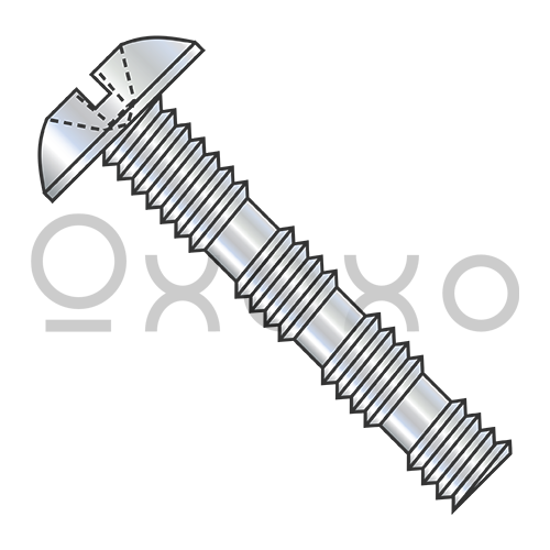 8-32X1 3/4  Combination (Phil/Slot) Full Contour Truss Head M/S Breakaway F/T Zinc
