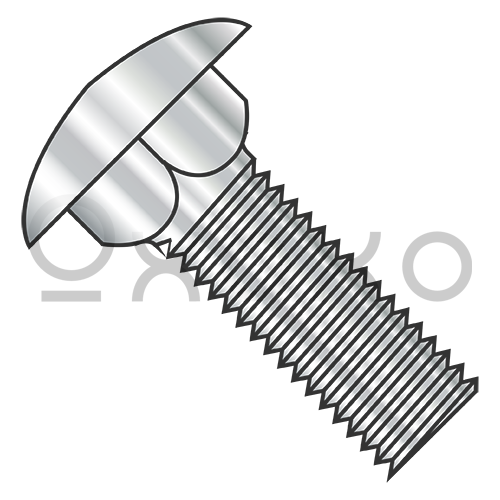 M10-1.5X100  Metric DIN603 Carriage Bolt Full Thread A2 Stainless Steel