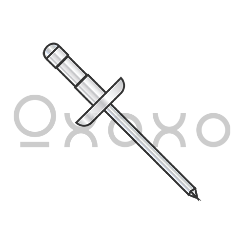 1/8X.031-.187  Multi Grip Dome Rivet Zinc