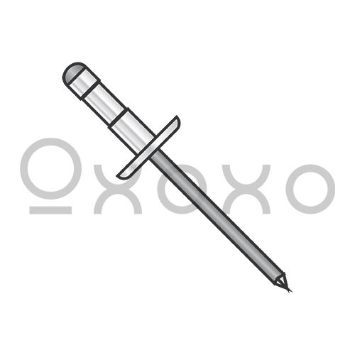 1/8X.125-.312  Low Profile Multi Grip Rivet/Black Phosphate Mandrel
