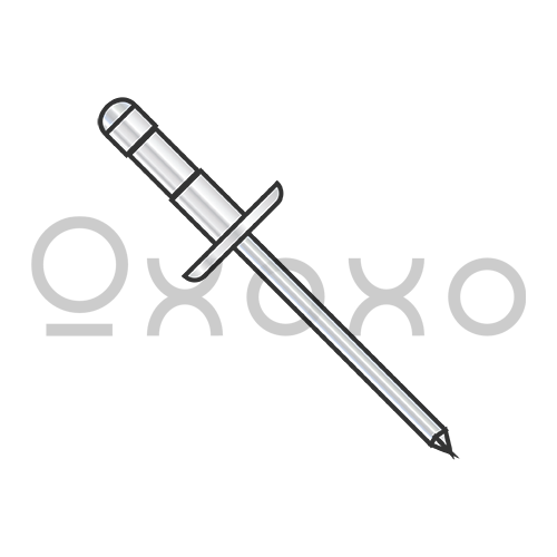 1624-0411  Low Profile Multi Grip Rivet Zinc