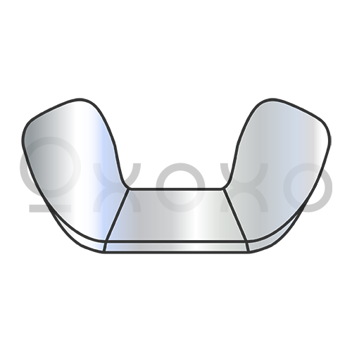 M10-1.5  Metric Cold Forged Wing Nut Zinc
