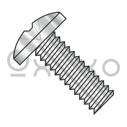 2-56X1/4  Phillips Binding Undercut Machine Screw Fully Threaded 18-8 Stainless Steel