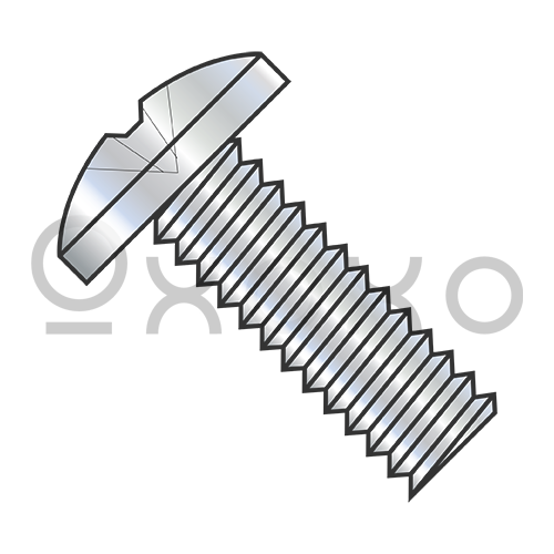 2-56X1/4  Phillips Binding Undercut Machine Screw Fully Threaded Zinc