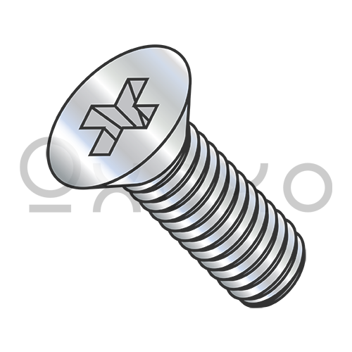0-80X1/8  Phillips Flat Machine Screw Fully Threaded Zinc