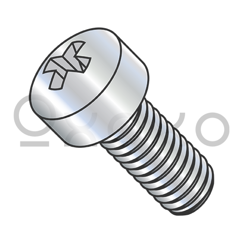 2-56X1/8  Phillips Fillister Head Machine Screw Fully Threaded Zinc