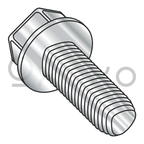 M4-0.7X10  Din 7500D Metric Unslot Hexwasher Thread Roll Screw Full Thd 18 8 S/S Pass Wax