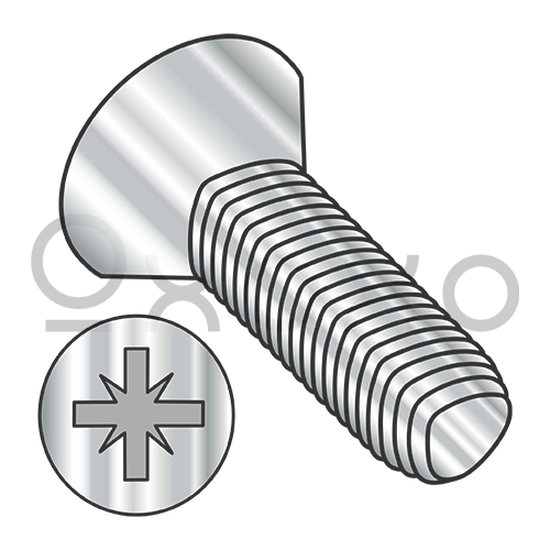 M2.5-0.45X10  Din7500M Metric Type Z Flat Thread Roll Screw Full Thd 18 8 Stain Steel PassWax
