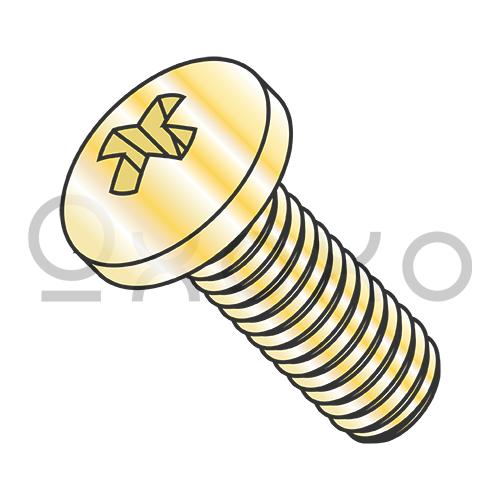 2-56X1/8  MS35206 Military Phillips Pan Full Thread Machine Screw Cadmium II