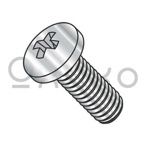 0-80 X 1/8  MS51958, Phil Pan Machine Screw Fine Full Thread 300 Series S/S DFAR