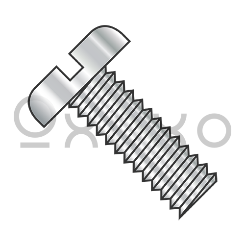 0-80X1/8  Slotted Pan Machine Screw Fully Threaded 18-8 Stainless Steel