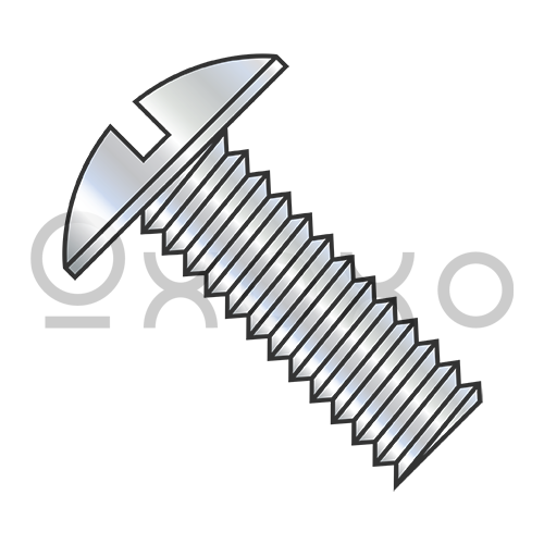4-40X1/4  Slotted Truss Machine Screw Fully Threaded Zinc